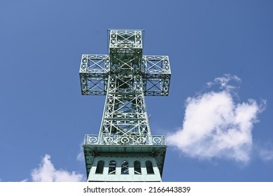 largest double steel cross in the world in the Harz Mountains