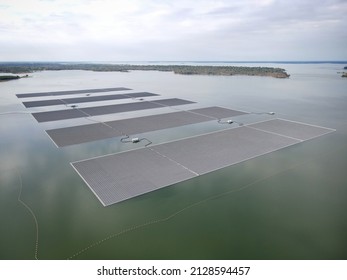 The Largest Floating Solar Panel In The World  Installed By The Electricity Generating Authority  Of Thailand