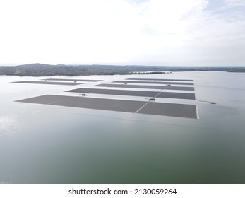 The largest floating solar panel in the world  Installed by the Electricity Generating Authority  of Thailand