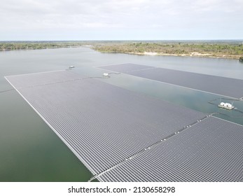 The largest floating solar panel in the world Installed by the Electricity Generating Authority of Thailand

