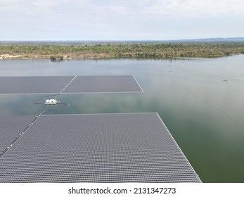 The Largest Floating Solar Panel In The World Installed By The Electricity Generating Authority Of Thailand

