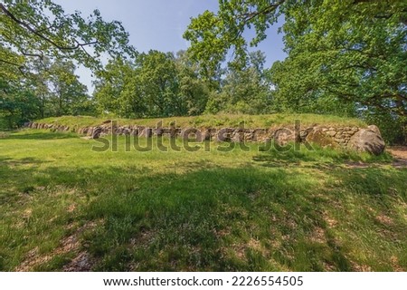 The largest grave on the Dolmen site 25a-c known as the Kleinenkneter Stones in Wildeshausen