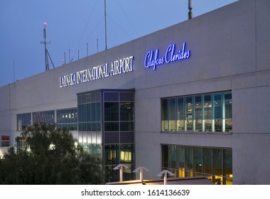 LARNACA. CYPRUS. 12 APRIL 2018 : Larnaca International Airport. Cyprus