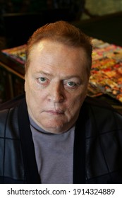 Larry Flynt, The King Of Porn, Is Photographed In His Beverly Hills Office On November 19, 2008. 