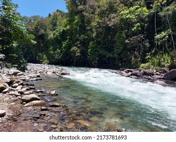 Lary River In Indigenous Territory Of Costa Rica