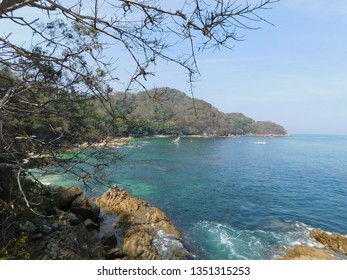 Las Caletas, A Beach Located South Of Puerto Vallarta. Only Accessible By Boat And Nowadays Only Through A Local Tour Operator.