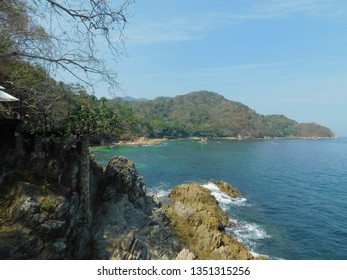 Las Caletas, A Beach Located South Of Puerto Vallarta. Only Accessible By Boat And Nowadays Only Through A Local Tour Operator.