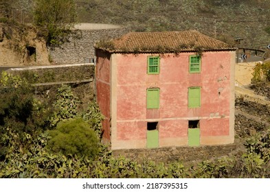 Las Lagunetas, November 25, 2020: Traditional House In San Mateo. Gran Canaria. Canary Islands. Spain.