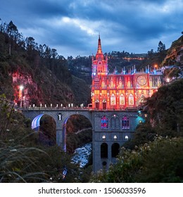 Las Lajas Sanctuary At Night 