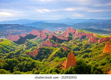 Las Medulas, Antique Gold Mine In The Province Of Leon, Spain