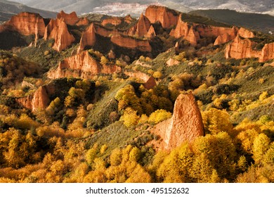 Las Medulas Leon Road To Camino De Santiago In Spain