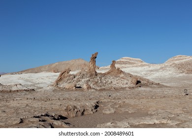 Las Tres Marias (Three Marias) At Moon Valley (Valle De La Luna) Near San Pedro De Atacama, Antofagasta, Chile