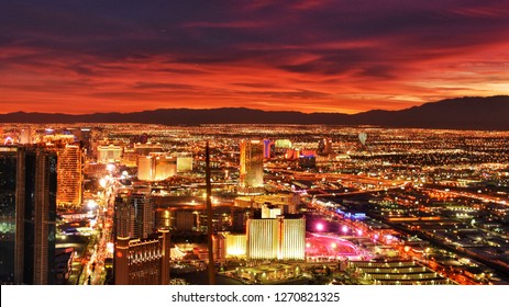 Las Vegas after sunset