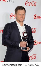 LAS VEGAS - APR 26:  Taron Egerton At The 2018 CinemaCon - Awards Gala At Caesars Palace On April 26, 2018 In Las Vegas, NV