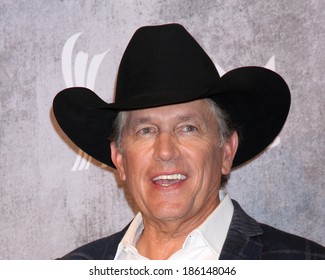 LAS VEGAS - APR 6:  George Strait At The 2014 Academy Of Country Music Awards - Arrivals At MGM Grand Garden Arena On April 6, 2014 In Las Vegas, NV