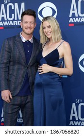 LAS VEGAS - APR 7:  Tyler Hubbard, Hayley Hubbard At The 54th Academy Of Country Music Awards At The MGM Grand Garden Arena On April 7, 2019 In Las Vegas, NV