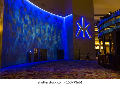 LAS VEGAS - AUG 06 : The Hakkasan Night Club In MGM Hotel In Las Vegas On August 06 2013. The Five-level, 80,000-square-foot Venue Opend In 2013