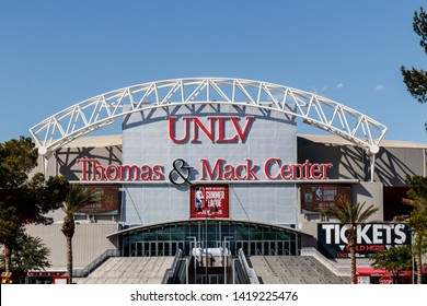 Las Vegas - Circa June 2019: Thomas And Mack Center At The University Of Nevada At Las Vegas. UNLV Offers More Than 350 Degrees In Varying Fields IV