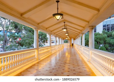 Las Vegas, DEC 18, 2020 - Interior View Of The Lobby Of Bellagio Hotel