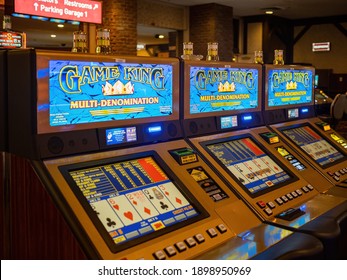 Las Vegas, JAN 13, 2021 - Interior View Of The Sam's Town Hotel And Gambling Hall