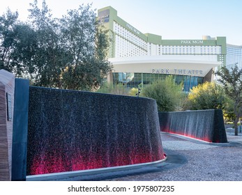 Las Vegas, JAN 21, 2021 - Exterior View Of The Park MGM Casino