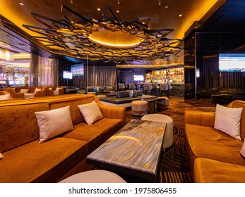 Las Vegas, JAN 26, 2021 - Interior View Of The Cosmopolitan Casino