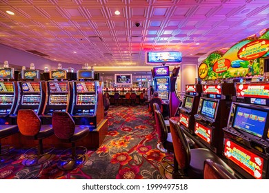 Las Vegas, JUN 4, 2021 - Interior View Of The California Hotel And Casino