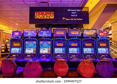 Las Vegas, JUN 4, 2021 - Tourn Event In The California Hotel And Casino