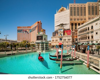 Las Vegas, JUN 8, 2020 - Exterior View Of The Venetian Casino After Reopen