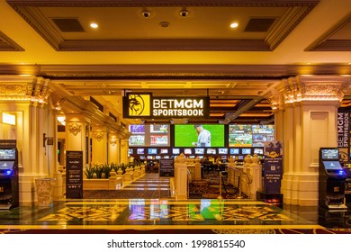 Las Vegas, JUN 9, 2021 - Sports Book Of The Mandalay Bay Casino