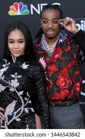 LAS VEGAS - MAY 1:  Saweetie, Quavo At The 2019 Billboard Music Awards At MGM Grand Garden Arena On May 1, 2019 In Las Vegas, NV