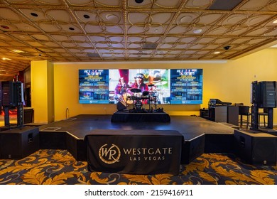 Las Vegas, MAY 13 2022 - Musical Stage In Westgate Las Vegas Resort And Casino