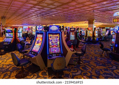 Las Vegas, MAY 13 2022 - Slot Gambling Machine In Westgate Las Vegas Resort And Casino