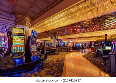 Las Vegas, MAY 13 2022 - Slot Gambling Machine In Westgate Las Vegas Resort And Casino