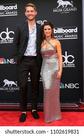 LAS VEGAS - MAY 20:  Brett Young, Taylor Mills At The 2018 Billboard Music Awards At MGM Grand Garden Arena On May 20, 2018 In Las Vegas, NV