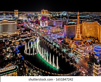 Las Vegas Nevada 2018 04 17 panoramic view of the Las Vegas Strip