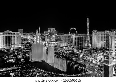 Las Vegas Nevada 2018 12 01 panoramic view of the Las Vegas Strip