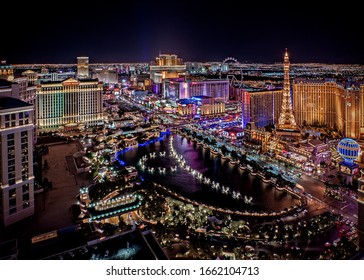 Las Vegas Nevada 2019-07-20 panoramic view of the Las Vegas Strip
