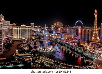 Las Vegas Nevada 2020 01 05 panoramic view of the Las Vegas Strip