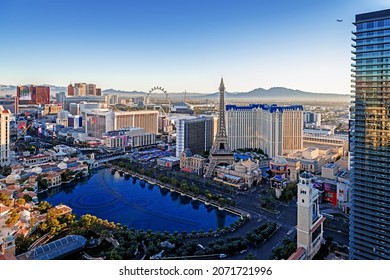 Las Vegas Nevada 2021 11 09 panoramic view of the Las Vegas Strip