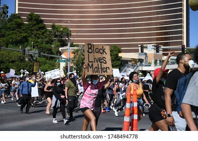 Las Vegas, Nevada / United States - May 29, 2020: A Determine Protest Dedicated To Have Her Message Heard. 