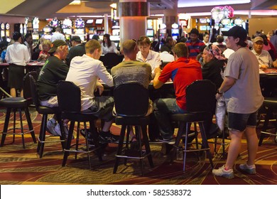 LAS VEGAS, NEVADA, USA - JULE 5, 2013: Stratosphere Hotel Casino Floor.