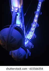 Las Vegas, Nevada, USA - March. 08, 2017. Night Picture Of The High Roller Ferris Wheel.