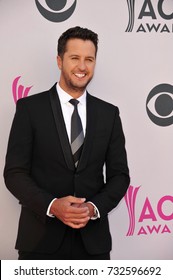 LAS VEGAS, NV - April 02, 2017: Luke Bryan At The Academy Of Country Music Awards 2017 At The T-Mobile Arena, Las Vegas