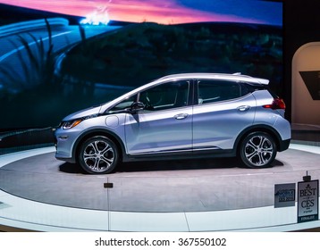 Las Vegas, NV - Jan. 9, 2016: Chevrolet Garners A Best Of Show Award At The 2016 Consumer Electronics Show (CES) In Las Vegas With Its New Chevy Bolt Electric Car Boasting 200-mile Range.