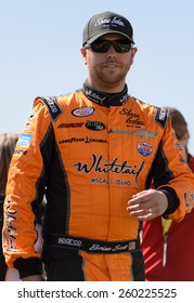 LAS VEGAS, NV - March 08: Brian Scott At The NASCAR Sprint Kobalt 400 Race At Las Vegas Motor Speedway On March 08, 2015