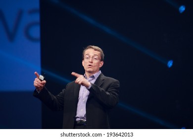 LAS VEGAS, NV -?? MAY 6, 2014: CEO VMware Pat Gelsinger Makes Speech At EMC World 2014 Conference On May 6, 2014 In Las Vegas, NV 