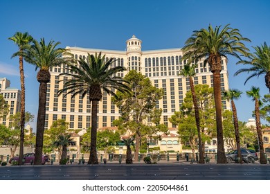 Las Vegas, NV, USA - August 17, 2022: Bellagio Hotel And Casino 