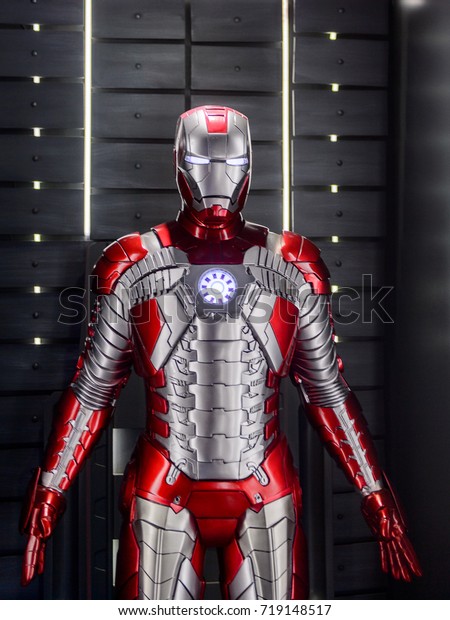 grey iron man toy