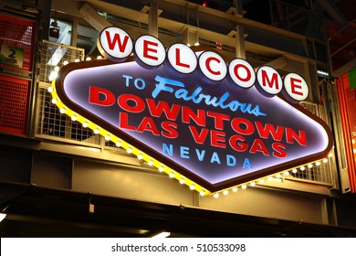 603 Welcome to fabulous downtown las vegas Images, Stock Photos ...